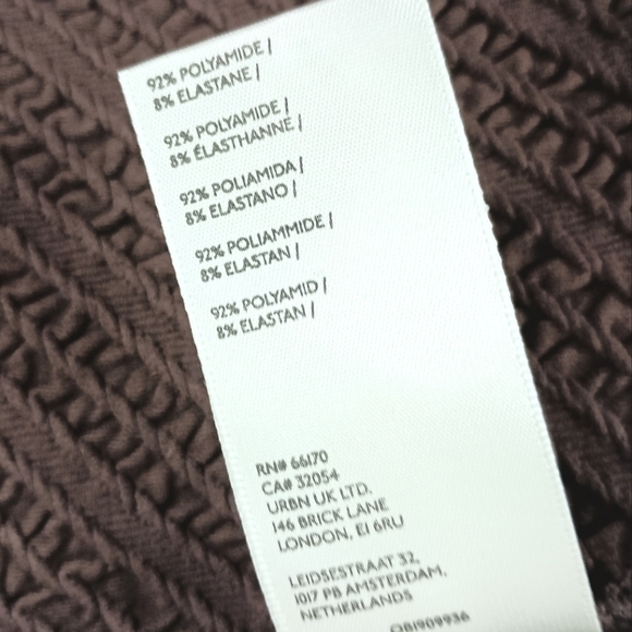 NWOT Free People Gabby Midi Sweater Seamless Dress in Brown 🤎 Size M/L  $198 - Picture 7 of 7